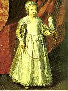 little girl with falcon, Philippe de Champaigne